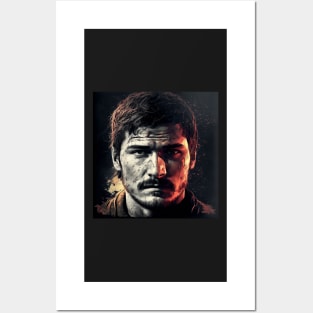 The Last of Us Pedro Pascal Joel inspired design Posters and Art